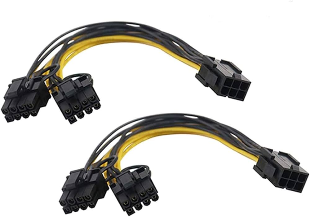 PCI-E 2*6 PIN TO 8 PIN (6+2) PIN